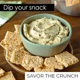Sonoma Creamery Crisps cheddar, emballage pratique pour le sac de sport.