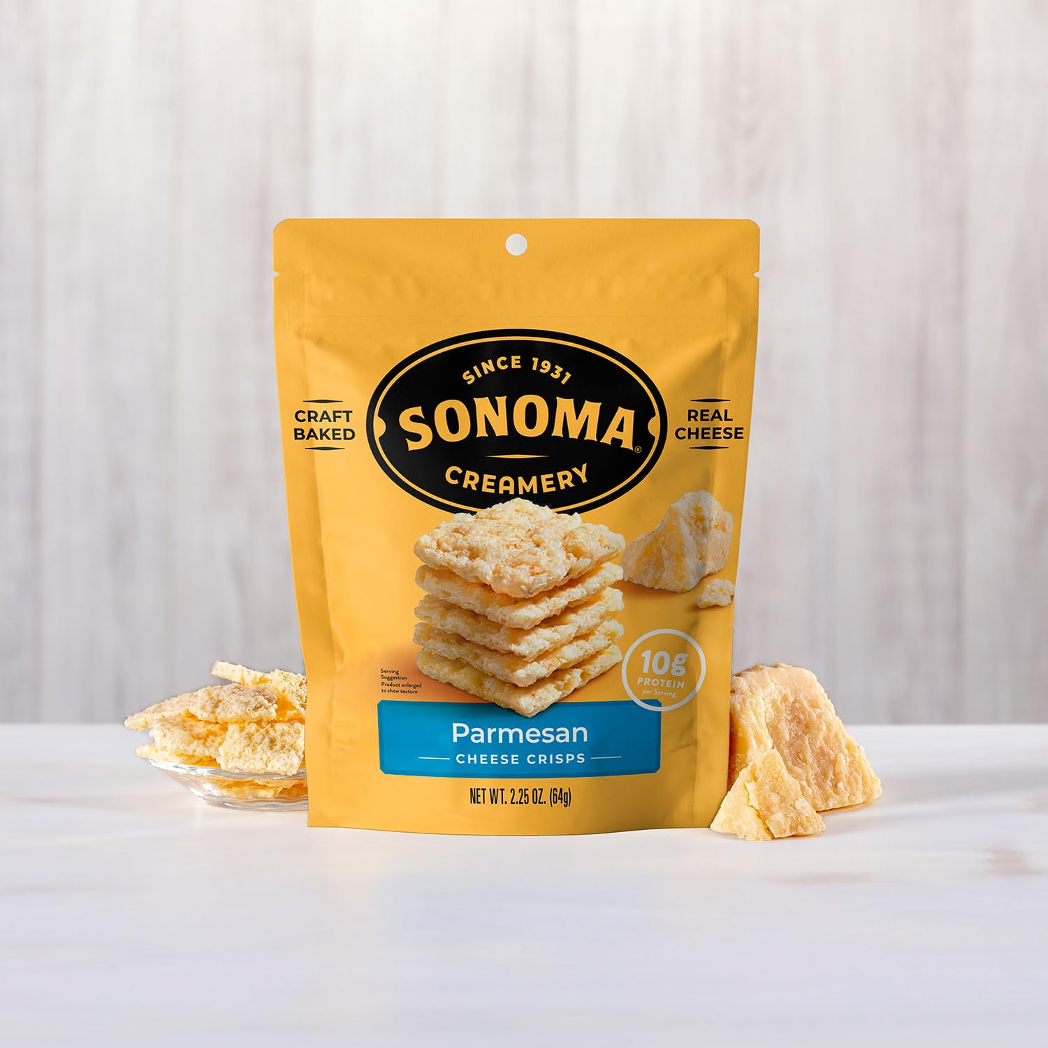 Parmesan Crisps Sonoma Creamery : usage rapide pour une collation