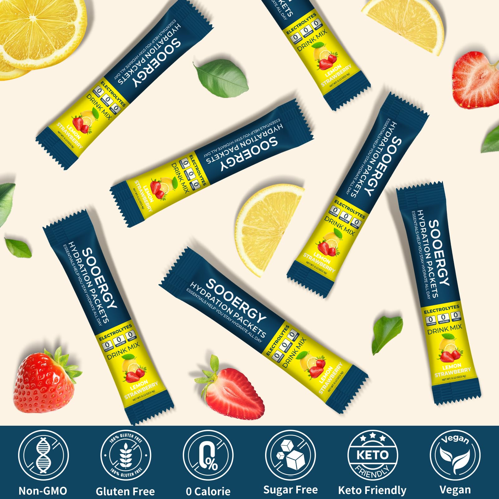 Sooergy: emballage compact facilitant le transport des sachets.