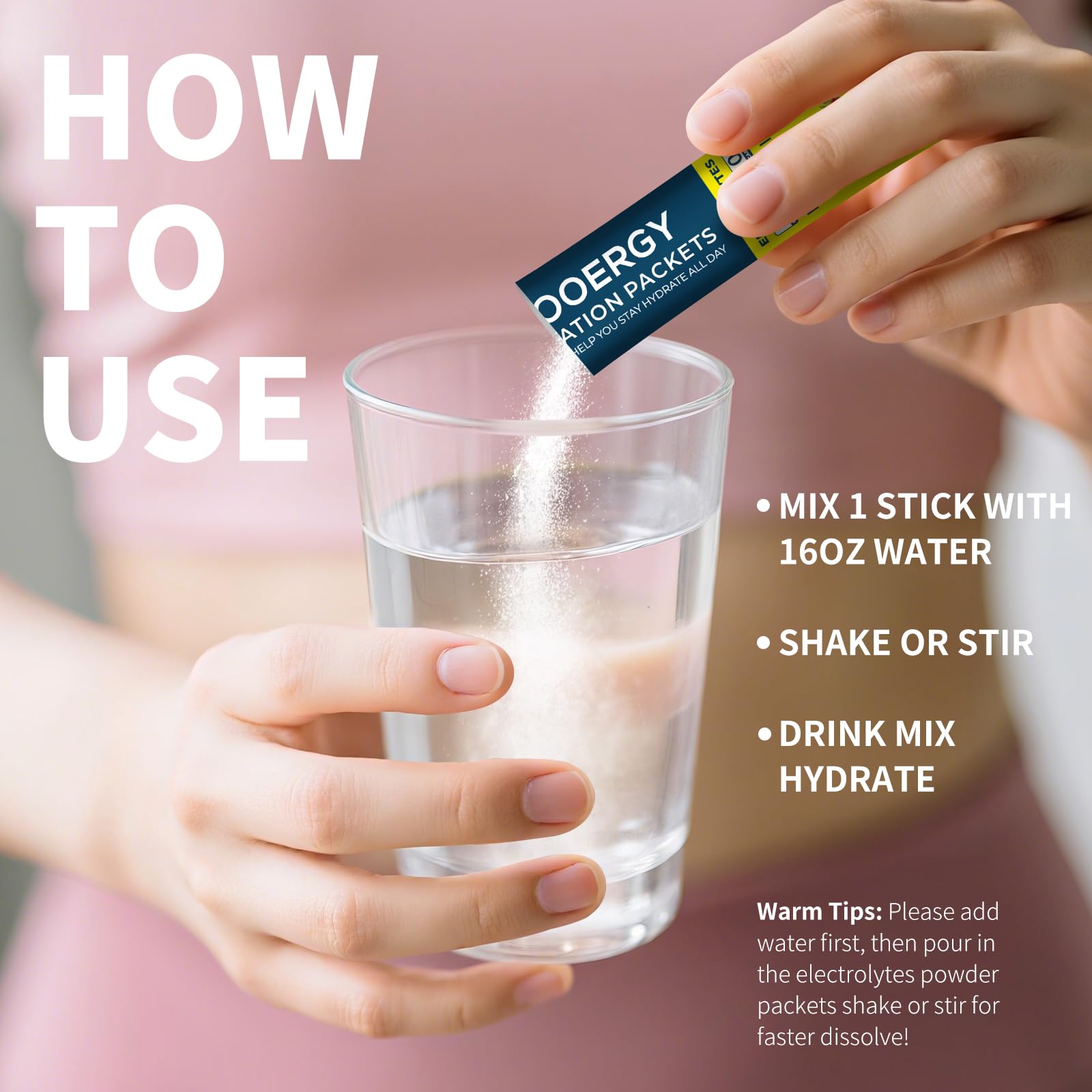 Sooergy: formule sans sucre et zéro calorie adaptée au régime keto et végétarien.