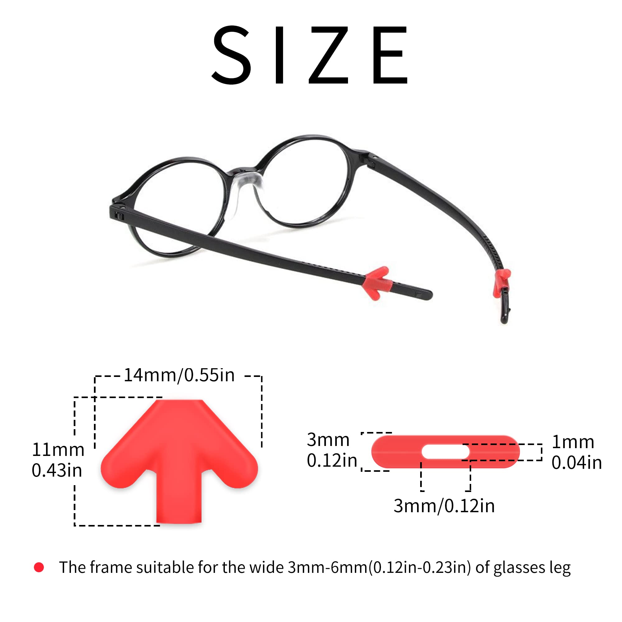 SooGree embouts colorés pour lunettes, personnalisation rapide au quotidien