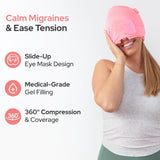 Soothefy Migraine Cap – masque yeux basculé pour repos et focus