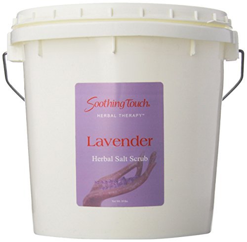 Soothing Touch gommage au sel lavande, exfoliation douce et hydratante pour la peau.
