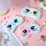 Masque Sorcristy en peluche et satin: toucher doux et occultation agréable.