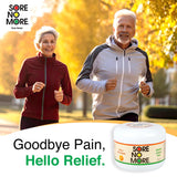 Sore No More crème-non-grasse, usage propre sans résidu.