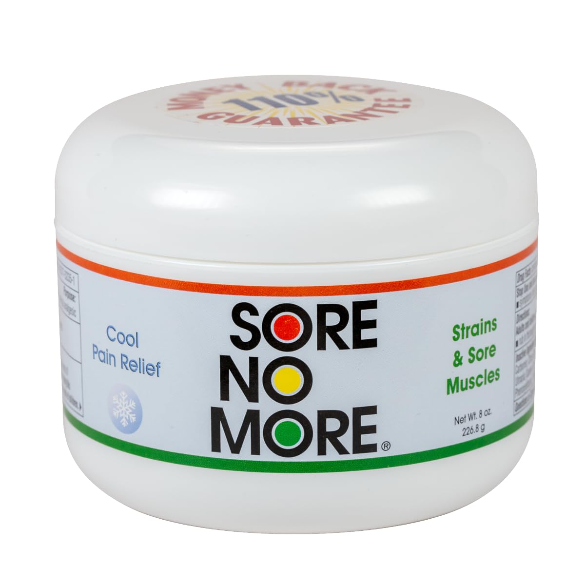 Sore No More Gel soulagement rapide des muscles et articulations.