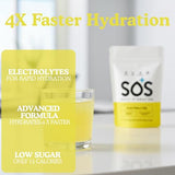 SOS Hydration 24 sachets-doseurs citron: format pratique à emporter partout.
