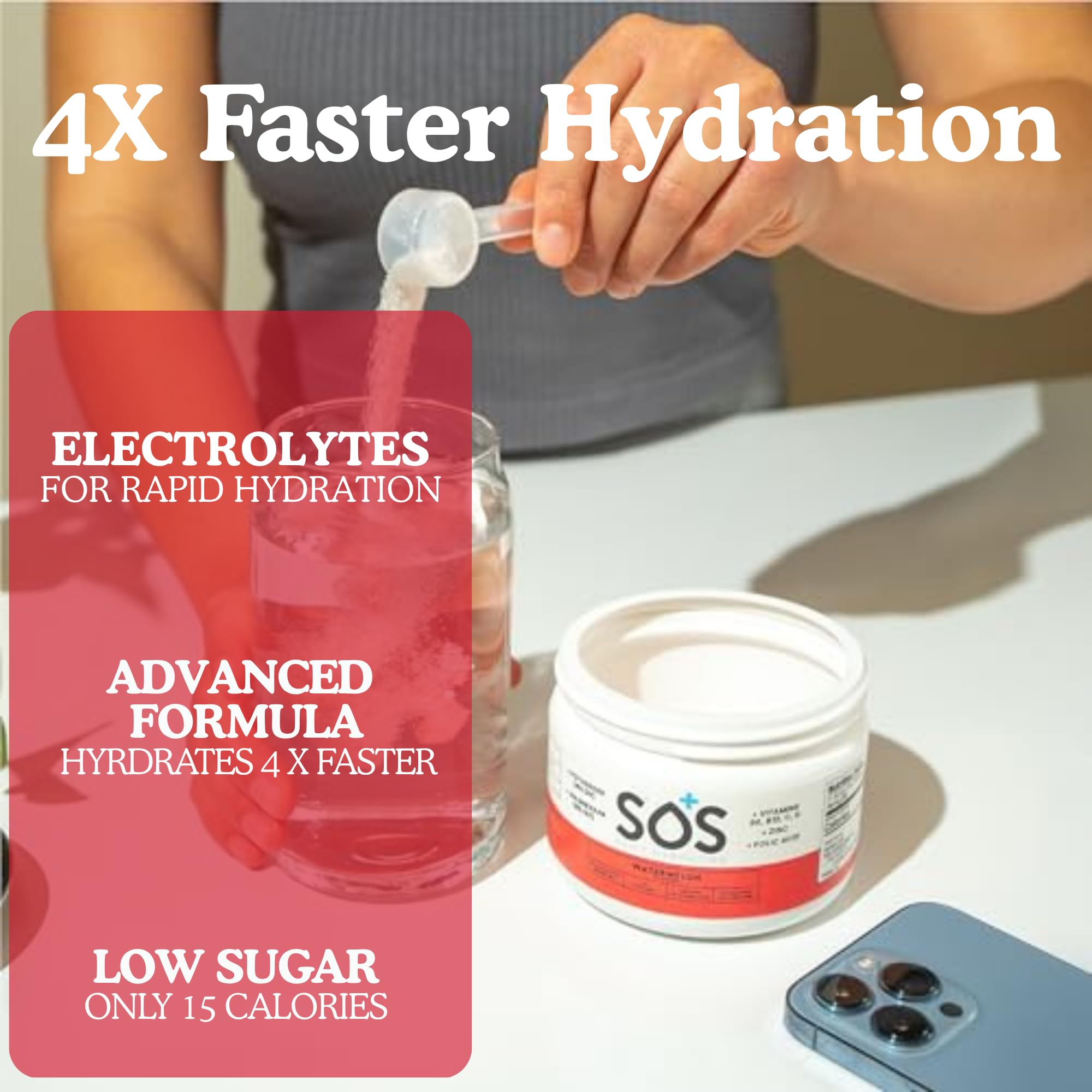 SOS Hydration pastèque – dosage individuel pour hydratation rapide