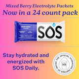 SOS Hydration sachet ouvert prêt pour préparation d'une boisson