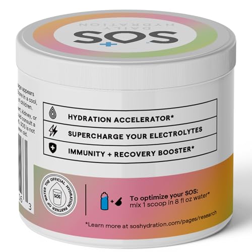 SOS Hydration sachets individuels, pratique pour boire facilement en déplacement.