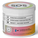 SOS Hydration sachets individuels, pratique pour boire facilement en déplacement.