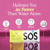 SOS Hydration sachet-doseur citron: mélange facile pendant l’entraînement.