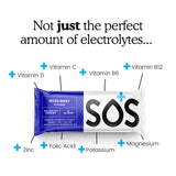Sos Hydration: pratique en voyage grâce à ses sachets.