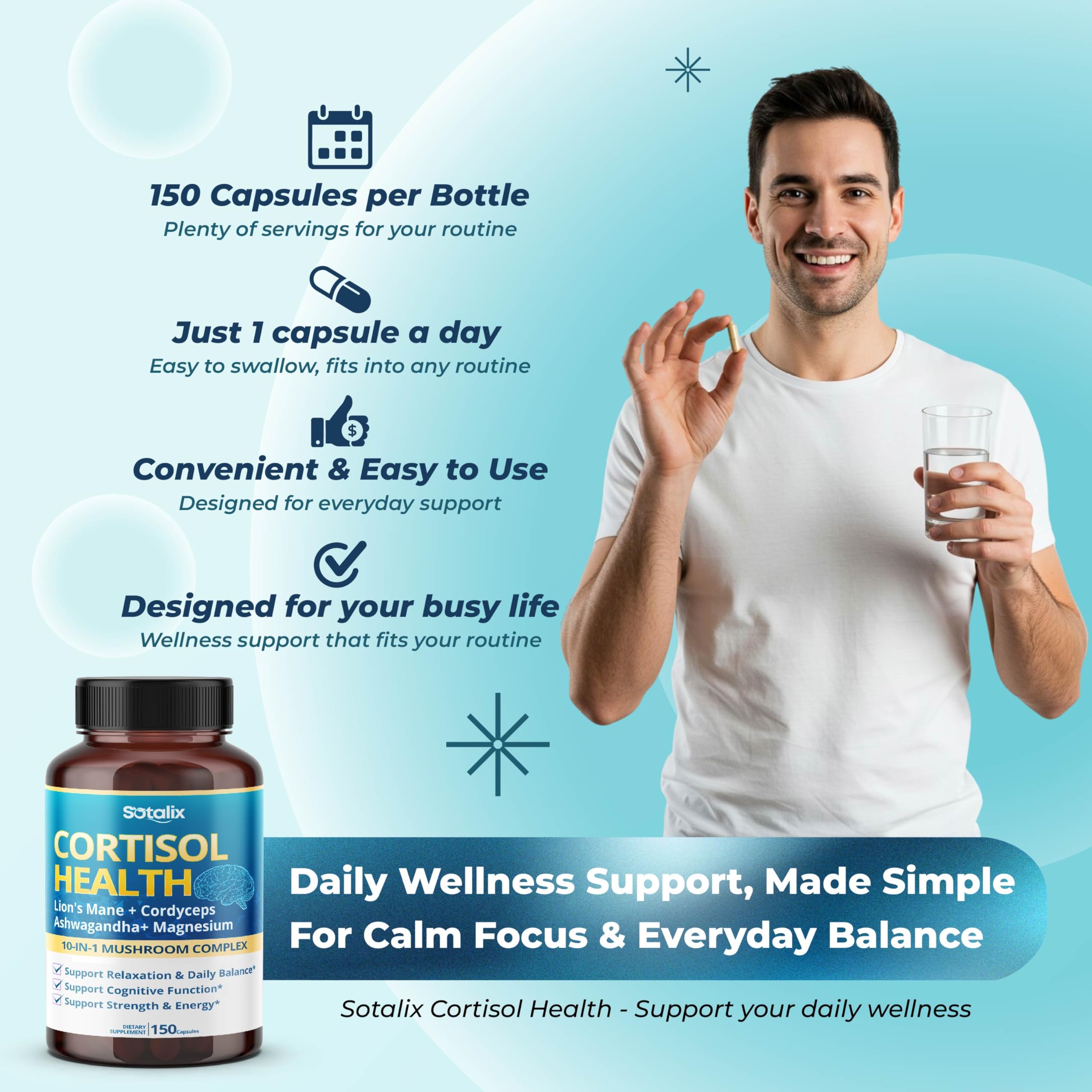 Chaga Sotalix: capsules pour soutien naturel et clarté.