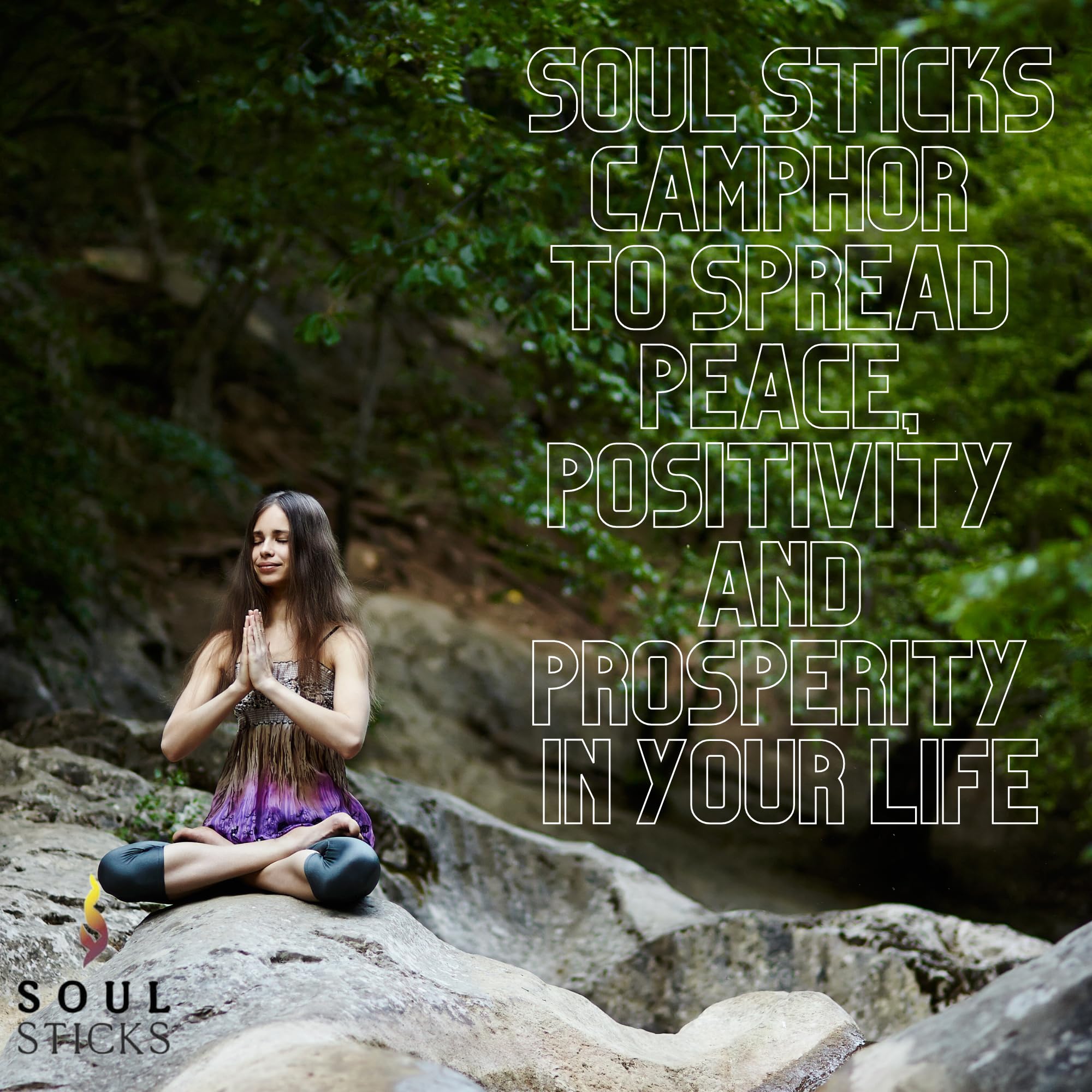 Soul Sticks paquet 450 g – 64 tablettes d'alcanfor pour rituels.