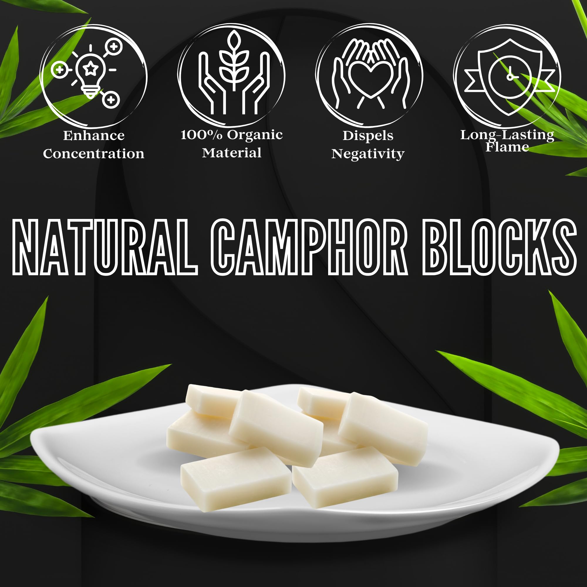 Soul Sticks blocs d'alcanfor pur – ambiance calme et pure dans votre espace.