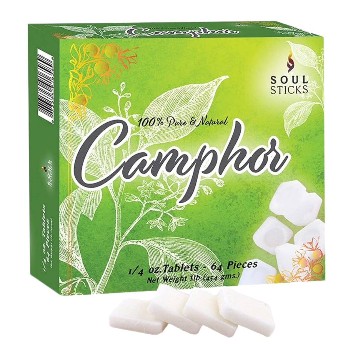 Soul Sticks boules d'alcanfor naturel – parfum frais propice à l'aromathérapie.
