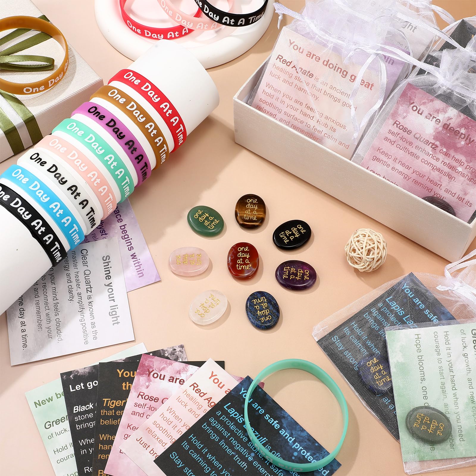 Soulchen bracelets un jour à la fois, colorés et discrets pour le soutien mental quotidien