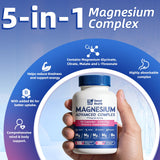 Sound Health Plus Étiquette nutritionnelle claire pour suivre le magnésium et les nutriments.