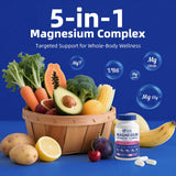 Tableau nutritionnel de Sound Health Plus Mg5in1 pour comprendre le dosage par portion.
