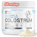 Sound Health Supplements Colostrum – poudre neutre pour l'équilibre intestinal et immunitaire.
