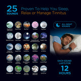Sound Oasis application avec sons calmes supplémentaires.
