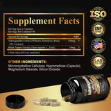 Capsules SoundHealth Ashwagandha prêtes à avaler, soutien potentiel pour le quotidien.