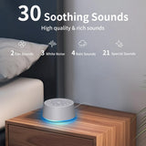 SoundLegend avec 30 sons apaisants pour créer une ambiance relaxante.