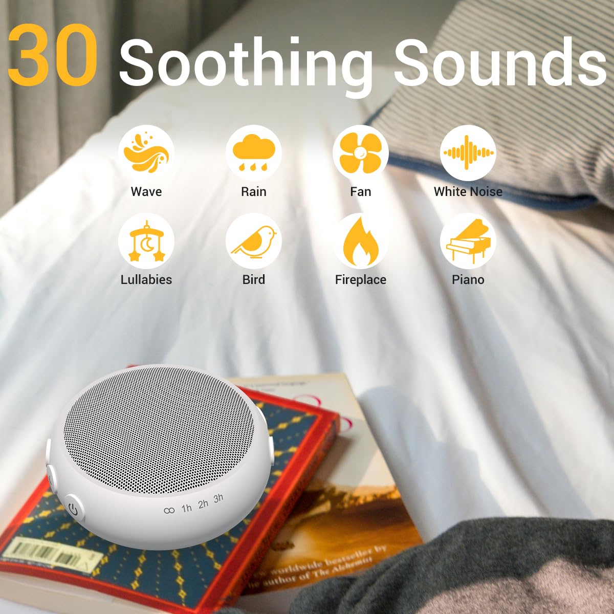 SoundMe commande volume à 36 niveaux pour ajustement précis.