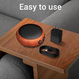 SoundMe mini-machine fonctionnant en AC ou USB pour rester opérationnelle en déplacement.