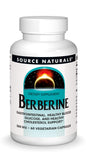 Source Naturals Berberine – bouteille végétale, soutien gastro-intestinal potentiel.
