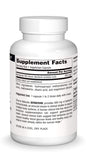 Source Naturals Berberine – étiquette végan sans allergènes.