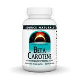 Source Naturals Beta Carotene, bouteille 25000 UI, soutien potentiel à la vision.