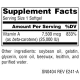 Source Naturals Beta Carotene, emballage original fabriqué aux États‑Unis.