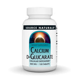Source Naturals Calcium D-Glucarate: bouteille pratique pour votre complément quotidien.