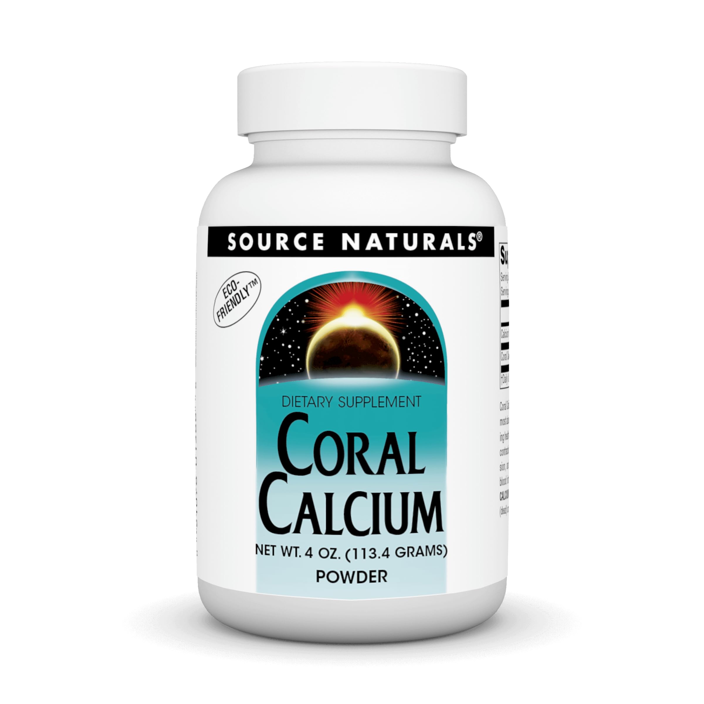 Source Naturals calcium de corail – emballage clair pour démarrer votre routine