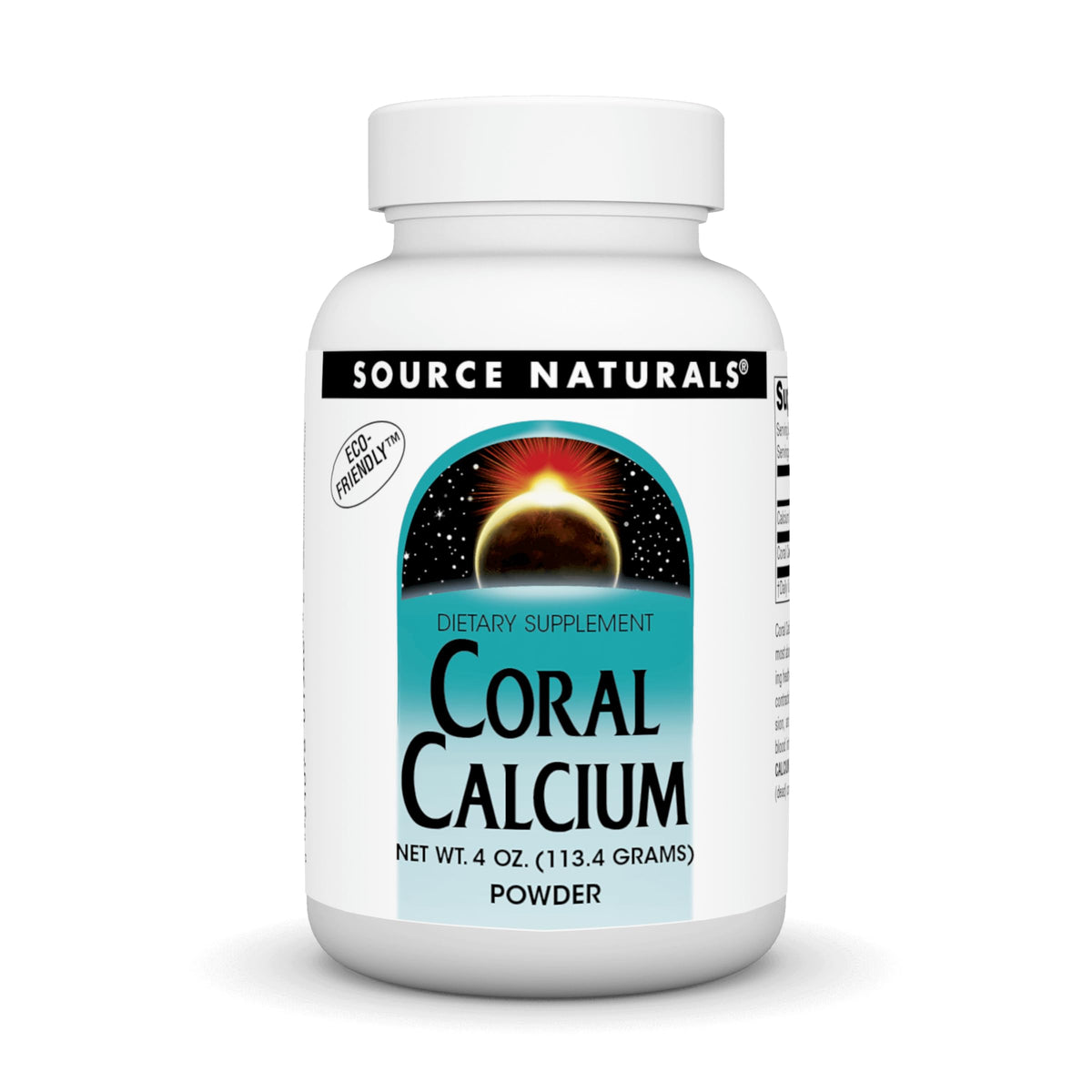 Source Naturals calcium de corail – emballage clair pour démarrer votre routine
