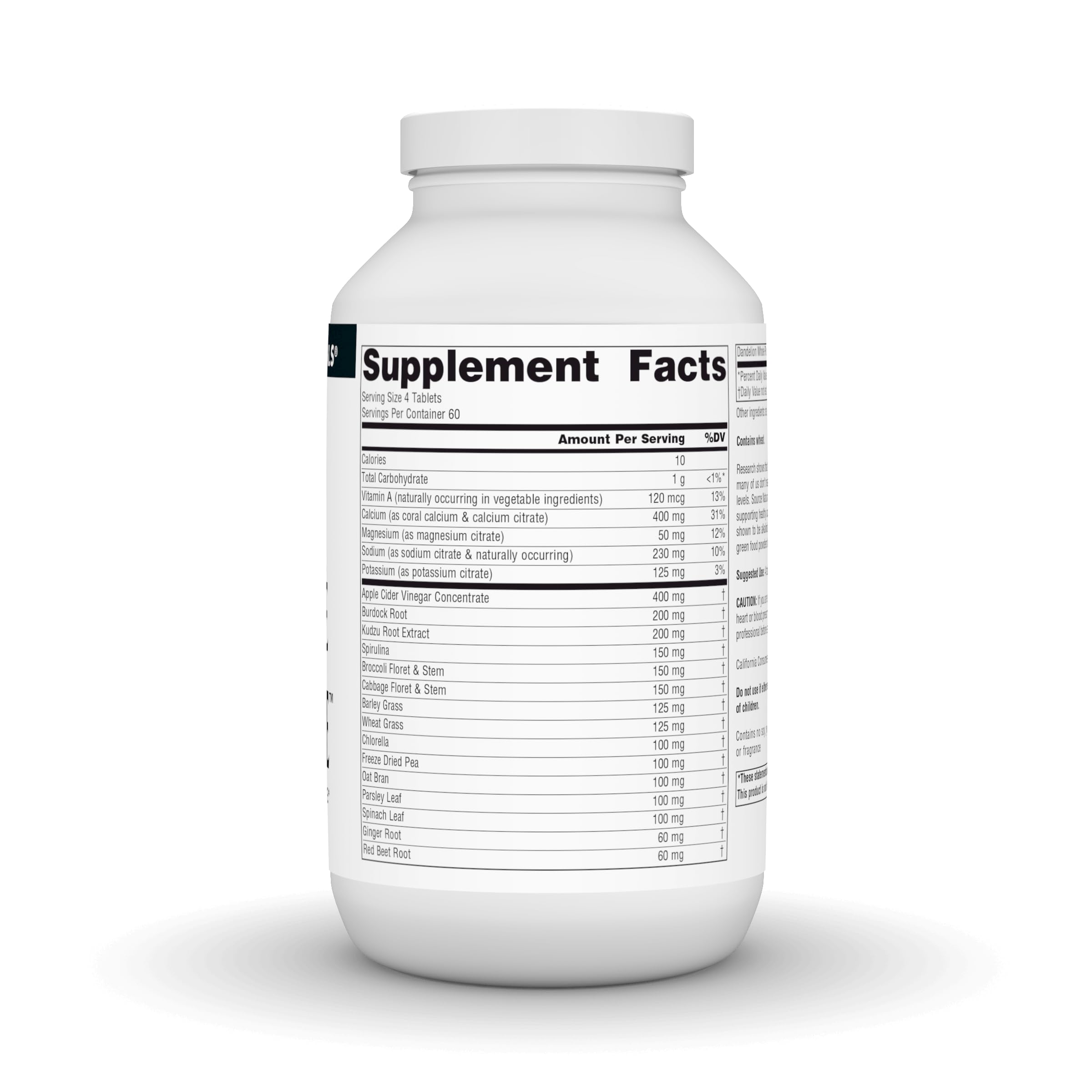 Source Naturals citrates minéraux alcalinisants : équilibre potentiel du pH.