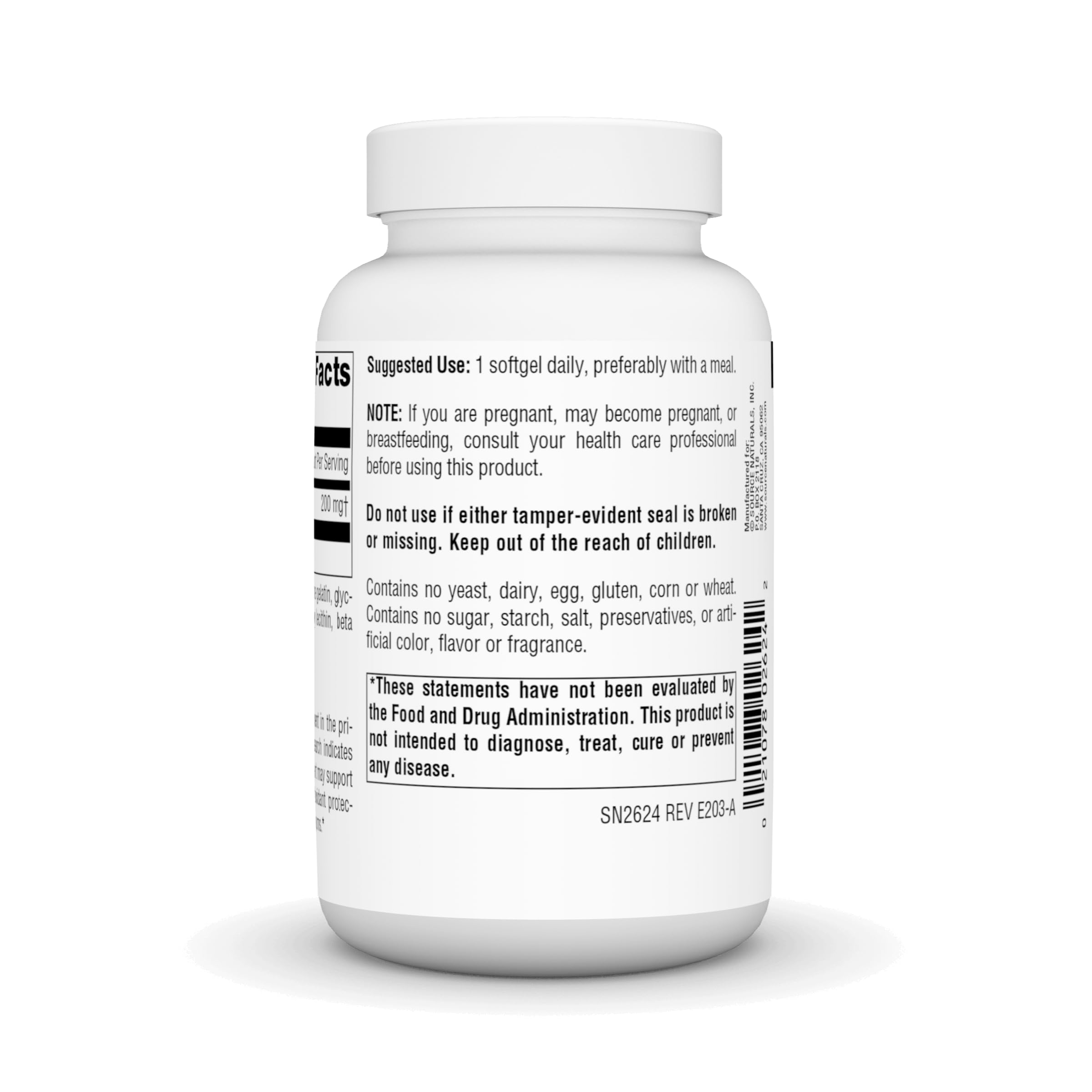 Source Naturals CoQ10 capsules format pratique pour le quotidien.