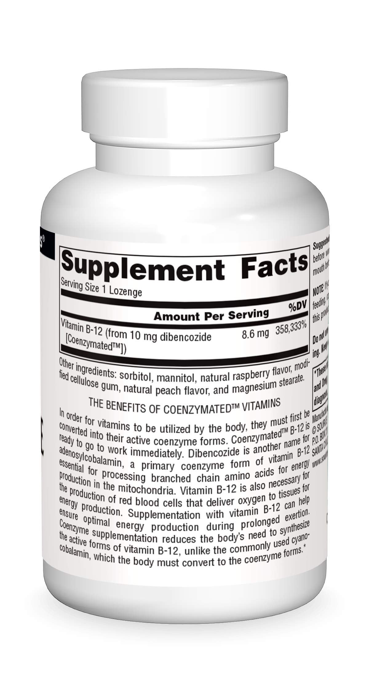 Source Naturals Dibencozide boite presentation fiable pour la routine quotidienne