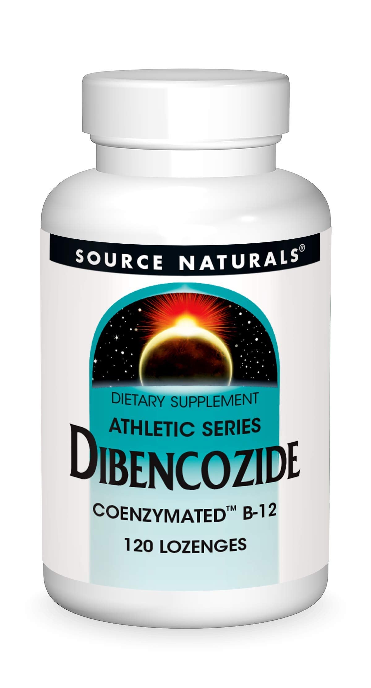 Source Naturals Dibencozide bouteille et pastilles dissolution rapide énergie potentielle lors de l'effort