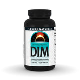 Source Naturals DIM 200 mg – bouteille, complément végétarien pour l'équilibre quotidien.