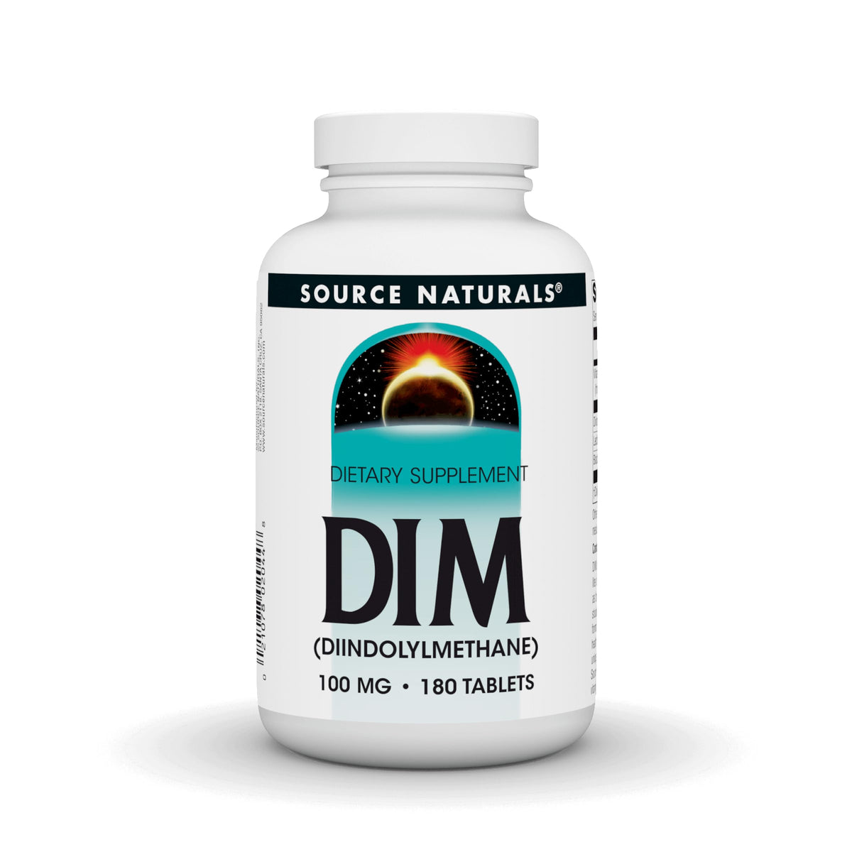Source Naturals DIM bouteille: flacon pratique pour une utilisation quotidienne.