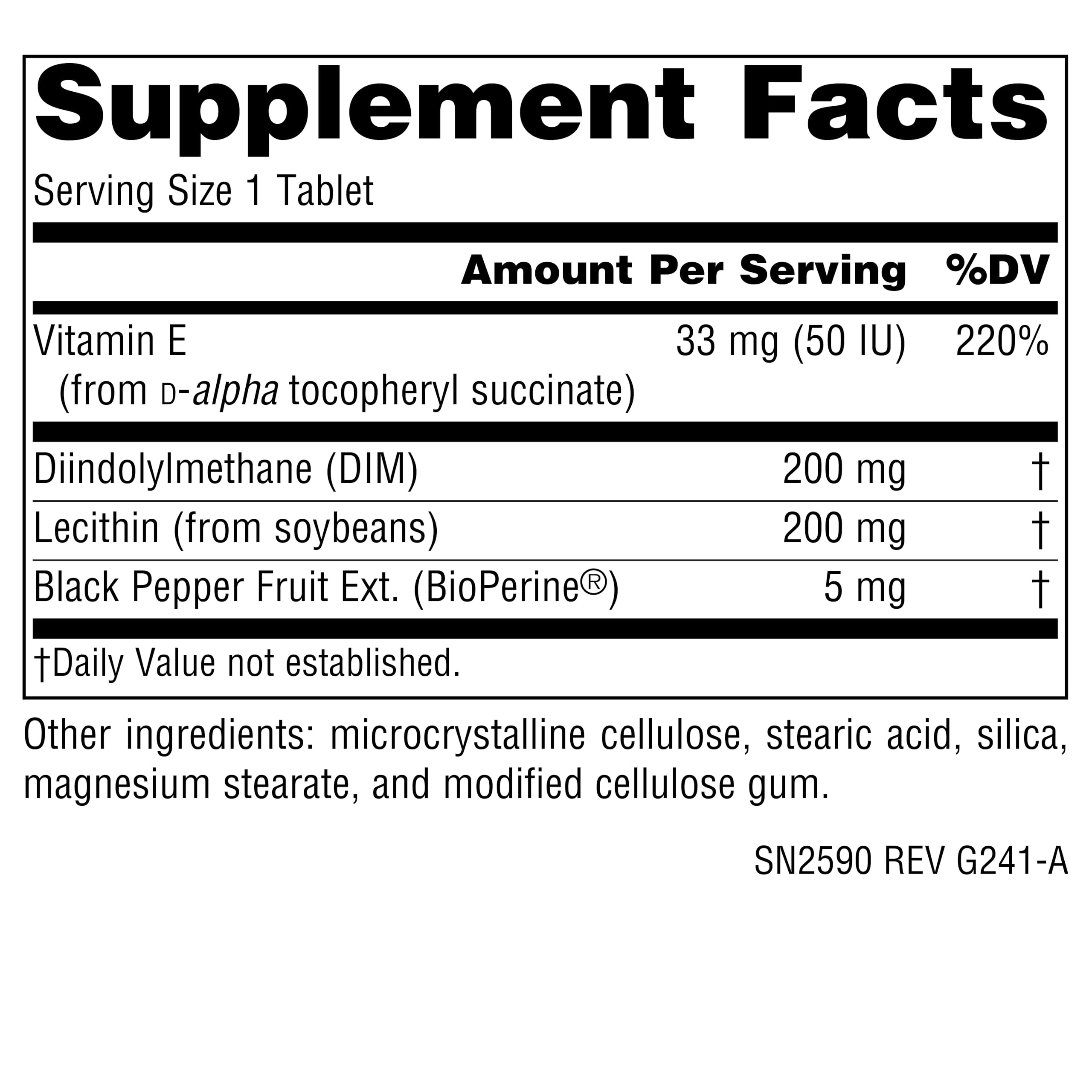 Source Naturals DIM – comprimés, boîte 120, format pratique pour la supplémentation quotidienne.