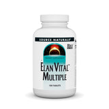 Source Naturals Elan Vital Multiple – bouteille intimiste montrant le flacon et les comprimés, soutien énergie