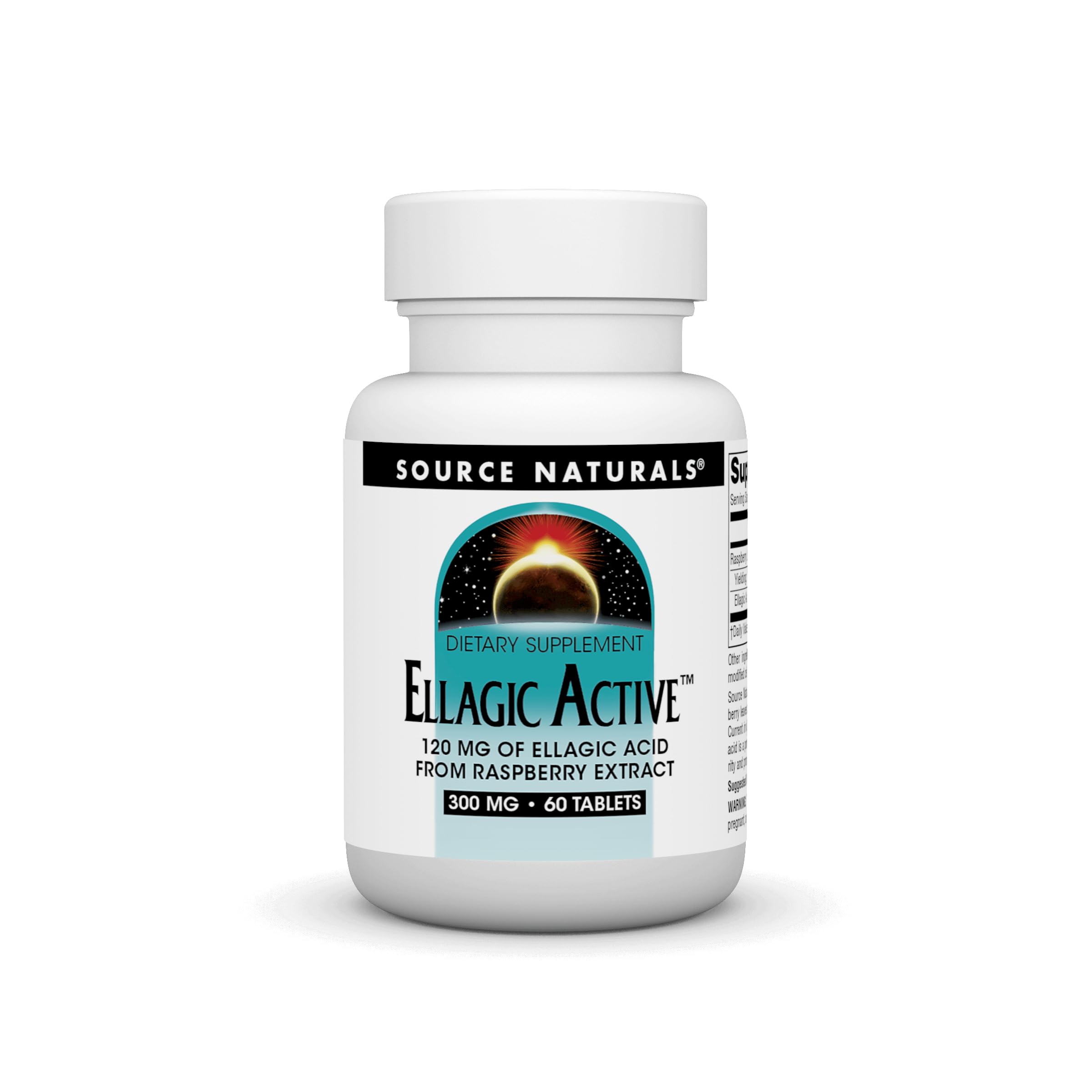 Source Naturals Ellagic Active – tablettes dans l'emballage, facilité d’utilisation quotidienne.