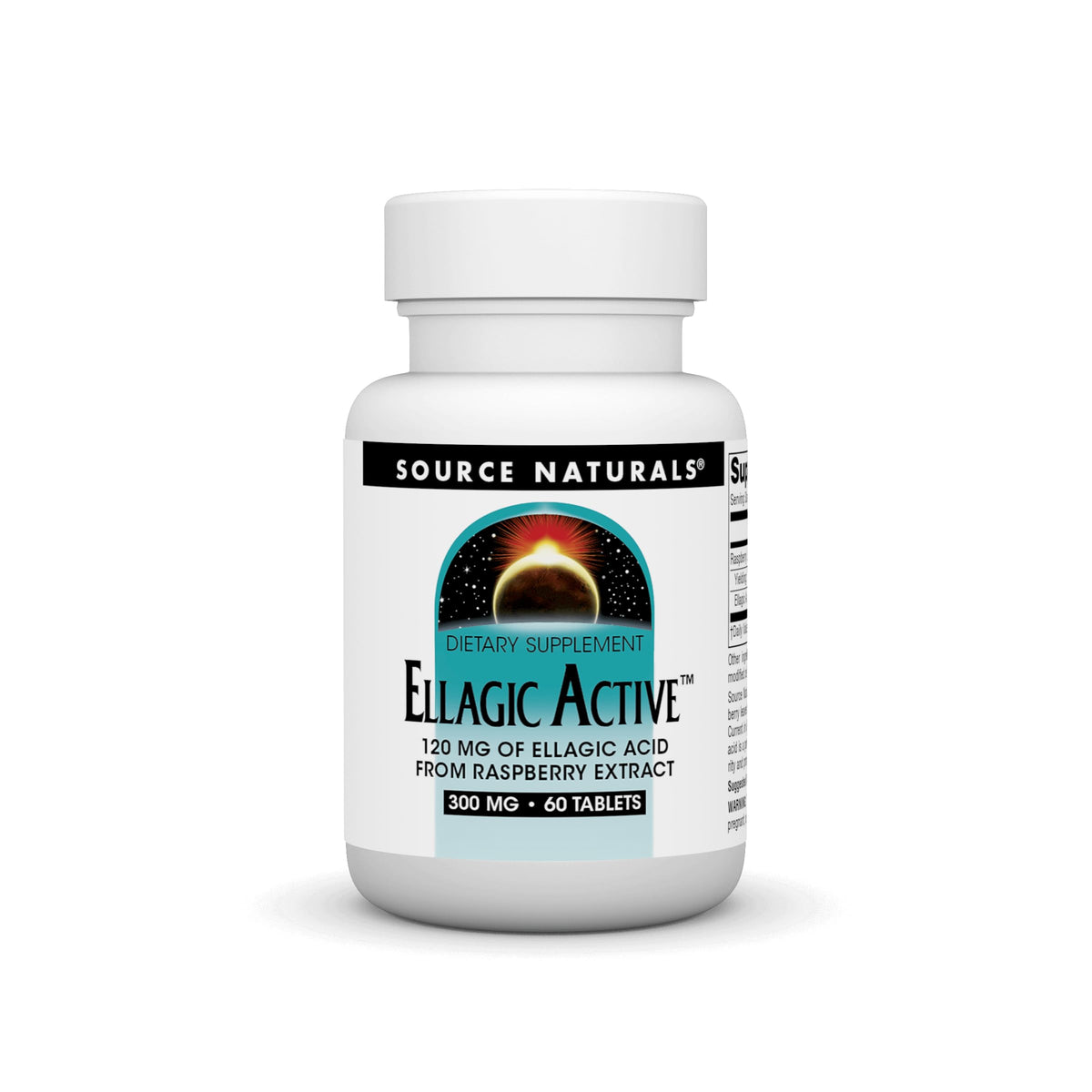 Source Naturals Ellagic Active – tablettes dans l'emballage, facilité d’utilisation quotidienne.