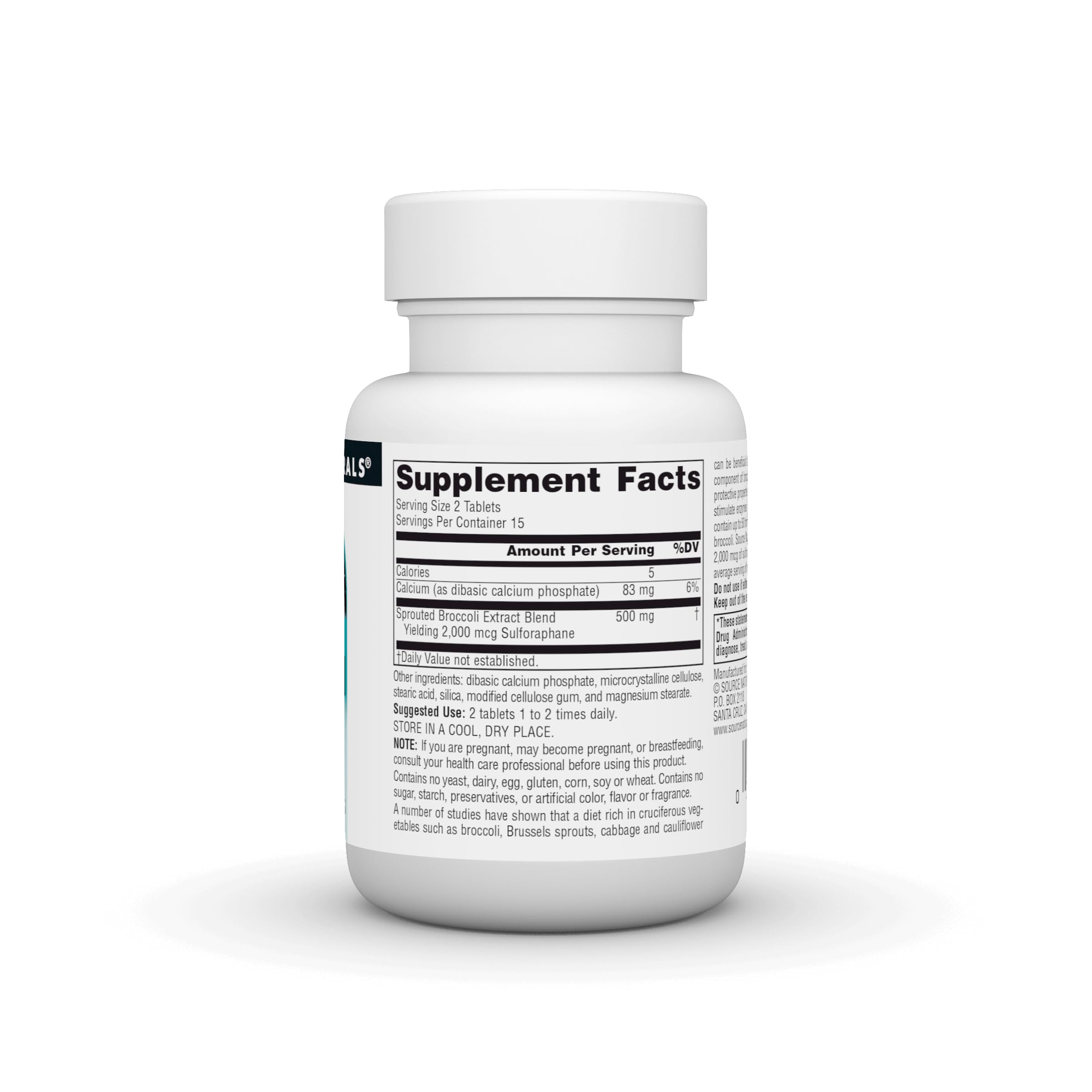 Source Naturals comprimés brocoli germés – comprimés faciles à prendre.