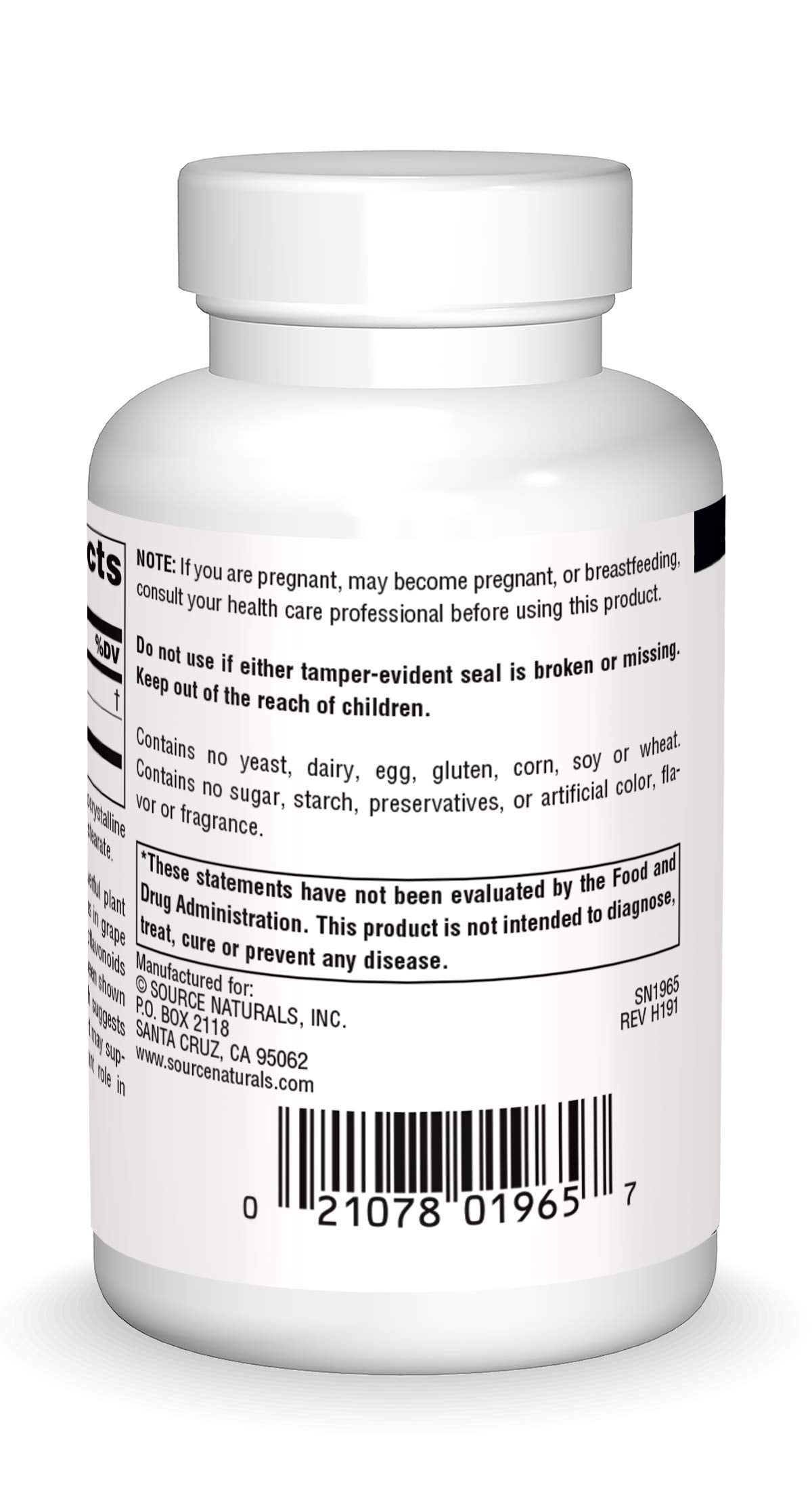 Source Naturals Extrait Graines de Vigne – bioflavonoïdes et antioxydants potentiels