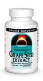 Source Naturals Extrait Graines de Vigne – bouteille montrée, soutien possible à la circulation